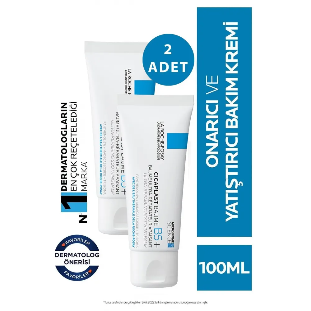 La Roche-Posay Cicaplast Baume B5 2 Adet 100 ml Onarıcı Krem